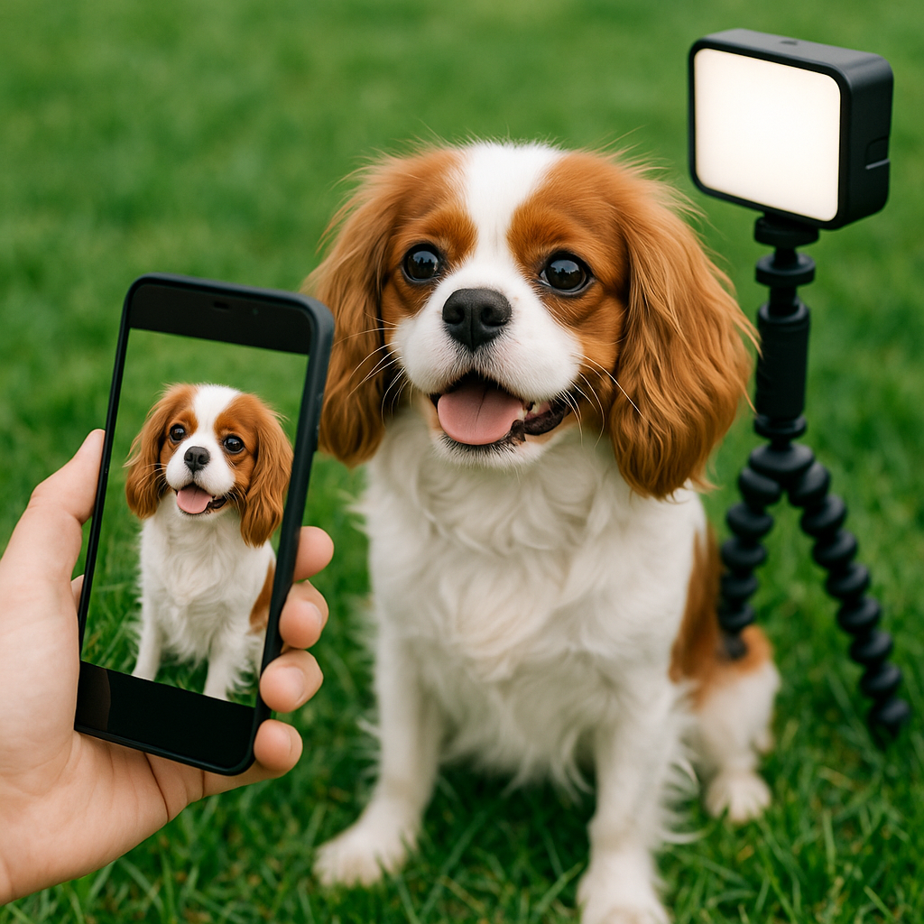 スマホで撮影した可愛いペット写真