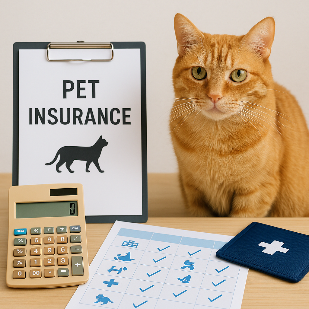 猫用ペット保険を比較するイメージ