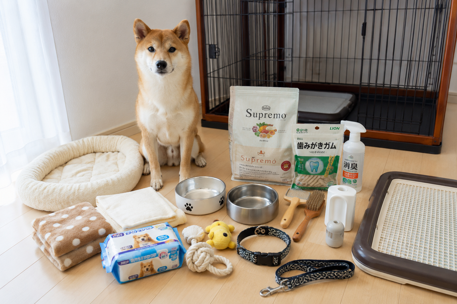 柴犬を迎えるための初期準備