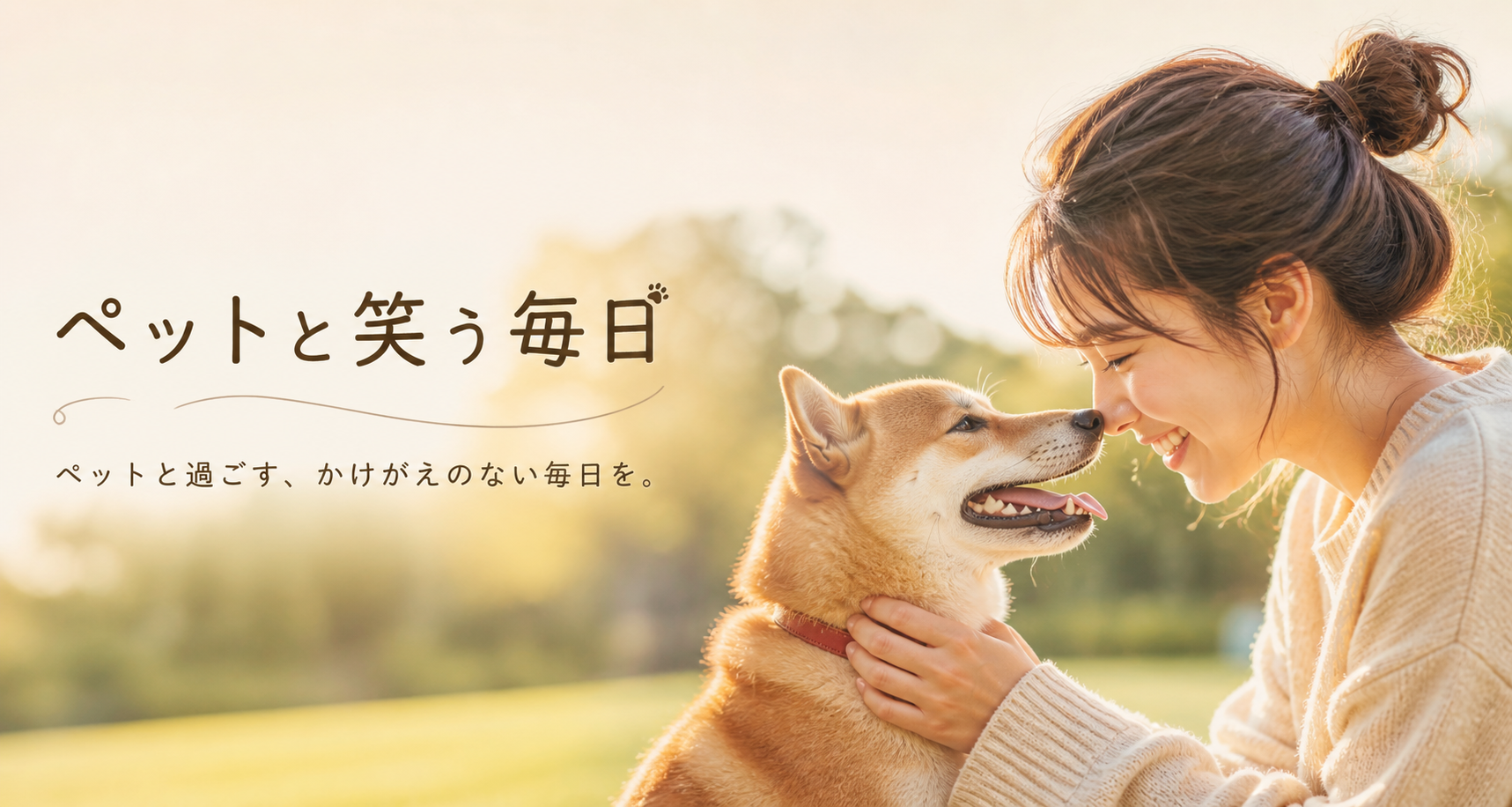 ペットと笑う毎日