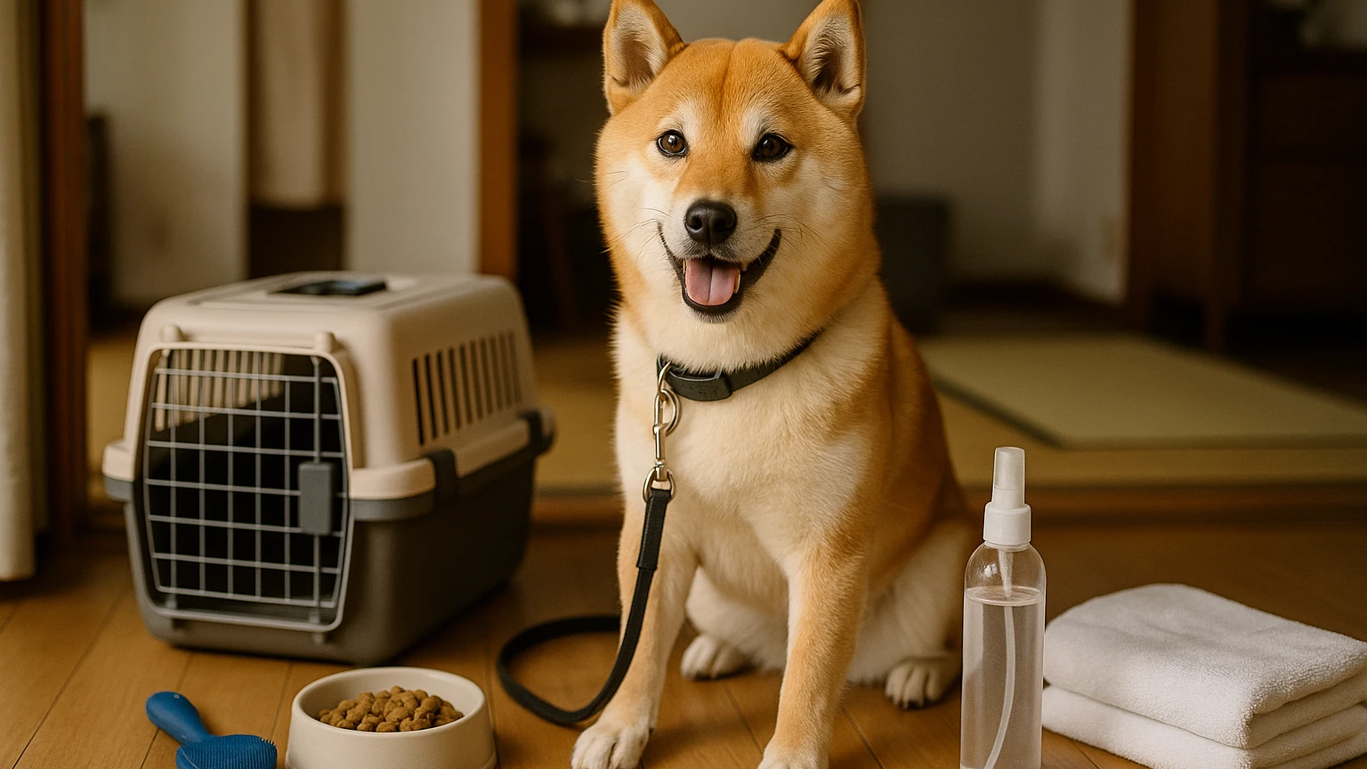 アイのペットサロン柴犬の基礎と活用ポイントに合わせたアイキャッチ。柴犬とペット用品の利用シーンを表現。 要点：「アイ ペットサロン 柴犬」で探す人の多くは、柴犬