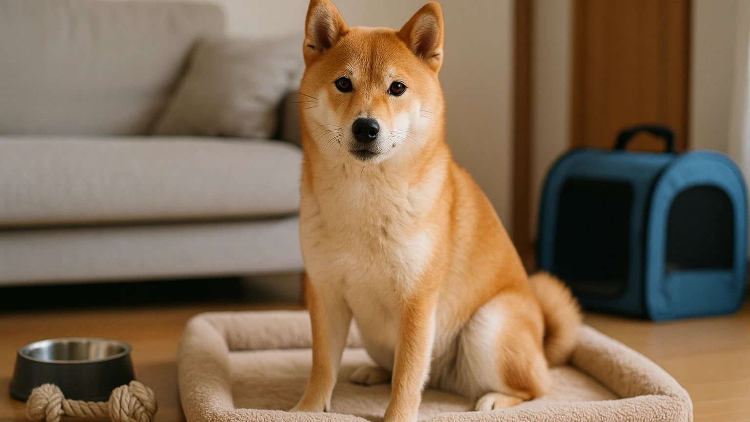 柴犬の寒さ対策の公式対策の基礎と活用ポイントに合わせたアイキャッチ。柴犬とペット用品の利用シーンを表現。 要点：柴犬は日本原産で寒さに比較的強い犬種ですが、室内